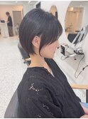★20代30代40代フルバング似合わせカットインナーグレージュ銀座