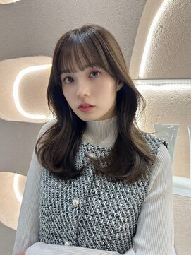 ジーナ 札幌(Zina) 髪質改善*ダークブラウンフェミニンロング*美髪【Zina札幌】