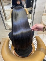 ロンドローズ 名古屋(Lond damaskRose)&nbsp;顔周り ダブルカラー 名駅 ブリーチ 髪質改善 ボブ 韓国　696