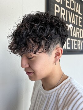 シーソー(SEE SAW) メンズ　MIXスパイラルパーマ