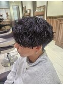 波巻きツイストスパイラルパーマ