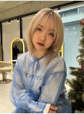 イメチェンヘアスタイル美髪のススメワイドバングブルーブラック