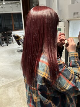 ラミエ バイ メルト 吉祥寺(lamie by melt) 小川/ブリーチなしwカラーレイヤーカットピンクブラウン