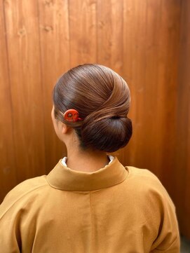 夢京都 高台寺店 【和装向き】ツルッと“シニヨン”