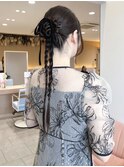 【ヘアセット】カチモリヘア / 三つ編みアレンジ