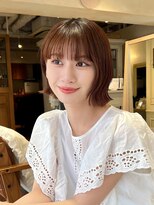 ラボヌール ヘアー エクラ(La Bonheur hair eclat)&nbsp;耳掛けで可愛いくびれボブ♪