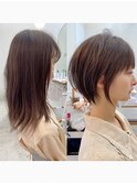 20代~50代◎マッシュボブ前髪ありフェザーショート髪質改善
