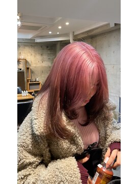 ベフ(Beff) ピンク×ブラウン　ルーツカラー