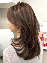 ジルブラン 土浦(JIL BLAN)&nbsp;ハイライトバレイヤージュダブルカラーレイヤーカット20代30代