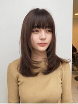 モードケイズ 調布店(MODE K's)&nbsp;レイヤーカット_韓国顔周り前髪カット調布ケアブリーチ