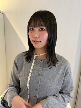 アム(amu) オリーブベージュ/ブリーチなしカラー/透明感カラー/暗髪