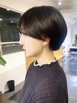 アンク(ank) 小顔ショート/ハンサムショート/丸みショート/レイヤー/小顔