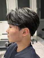 ブレス 西葛西店(BLESS) 【ナチュラル色気】毛流れパーマセンターパート