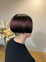 リポゾ(Riposo.) ブリーチあり・ポイントカラー♪チェリーレッド