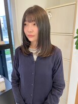 フレイムス ヘアアンドリラックス 吉川店(Frames hair&relax)&nbsp;赤味を抑えたオリーブベージュ