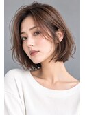 くせ毛風ニュアンスボブ