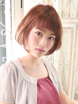 髪質改善と縮毛矯正の専門店 サンティエ(scintiller) 収まりの良いカットではねないボブスタイル