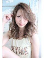 フェリシータ 緑地公園店(felicita) 透明感UP外国人風プラチナアッシュ★ウェービーセミディ