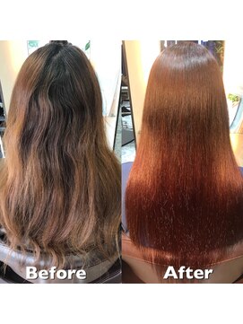 ビューティーアンドケアカロン(Beauty and Care CALON) 【銀座】髪質改善縮毛矯正と低アルカリカラーで同時施術可能です