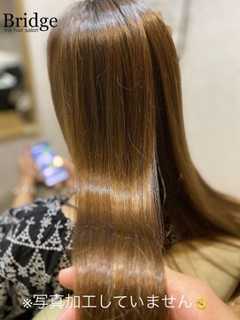 ザ ヘア サロン ブリッジ(The hair salon Bridge) うるツヤ髪ヘアカラー