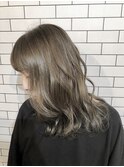 透明感×高彩度♪バレイヤージュなグレージュ