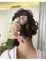 ヘアアンドケア エジェリラボ(hair&care egerie lab)&nbsp;卒業式　ふんわりシニヨン　着物ヘア◎20代30代40代50代