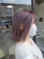 ノア(noa.)&nbsp;#ハイライトで作る柔らかラベンダーピンク♪