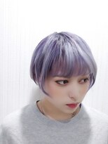 トムキャット(TOM CAT)&nbsp;ケアブリーチ ミニボブ ラベンダーパープル