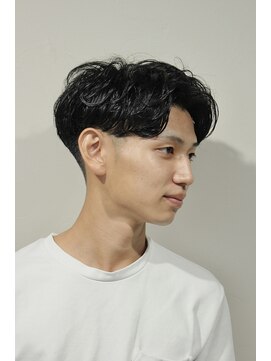 レンゲン(LENGEN) 束感刈り上げビジネス七三ツーブロックアップバング200