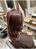 ロング　×　ストロベリーショコラ　×　韓国巻き