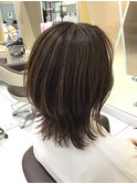 【POURDEMAIN】セミロングレイヤー