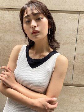 マイラ 銀座(myla) 大人かわいいネビージュこなれミディ【Yamaki Ayako】