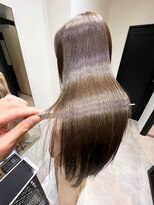 ロウ 吉祥寺(ROW)&nbsp;艶髪ペールベージュ＋髪質改善【吉祥寺/髪質改善/アースカラー】