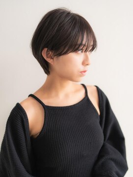 アグ ヘアー アクロス 結城店(Agu hair across) 耳掛けかわいい丸みショート　2