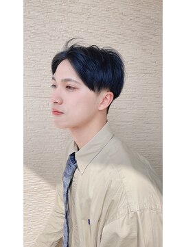 ジップ 浜田店(zip) メンズモードセンターパート × 20代韓国風