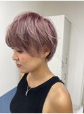 スモーキーピンクグレージュ