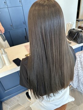 ラグ バイ シゲルカットクラブ 神田久志本店(lag) ブリーチなしアッシュベージュ