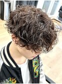波巻きスパイラルパーマツイストパーマ波巻きパーママッシュ
