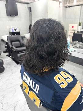 エンディアリング 東銀座(Endearing) MEN’S HAIR/ウルフ/アッシュブラック/銀座/東銀座