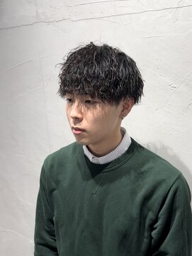 ガオプロデュースバイレボ(gao produced by revo) 【曽我尾真生】ツイストスパイラル/メンズパーマ/マッシュパーマ