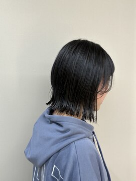 アース 上本町店(HAIR&MAKE EARTH) 外ハネヘルシースタイルショコラアッシュふんわり丸みカール