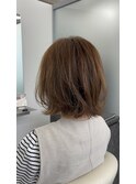 大人くびれボブ グレージュ