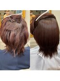 美髪ストレート　酸性ストレート　二子玉川　用賀