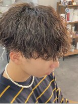 オーバー(OVER)&nbsp;#波巻きパーマ#マッシュパーマ#下関#メンズパーマ