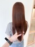 カラー+髪質改善ケラチントリートメント￥16900