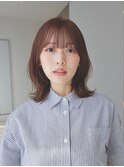 ボブヘア/レイヤーカット/ウェットヘア/オリーブベージュ/表参道