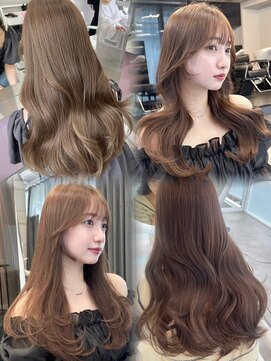 アイシー 表参道(ICY) ブリーチなしダブルカラーで明るめベージュ