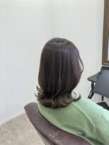 ミミックヘアー(MiMic hair)&nbsp;オリーブベージュ＋ミディアムスタイル