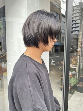 ヘアー アイス ルーチェ(HAIR ICI LUCE) メンズボブボブレイヤーメンズヘア/中西