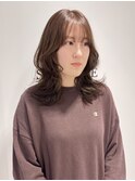 レイヤーカット×モカグレージュ